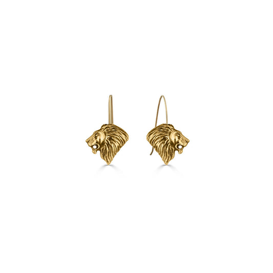 Lion's Pride Gold Earrings (A2713)